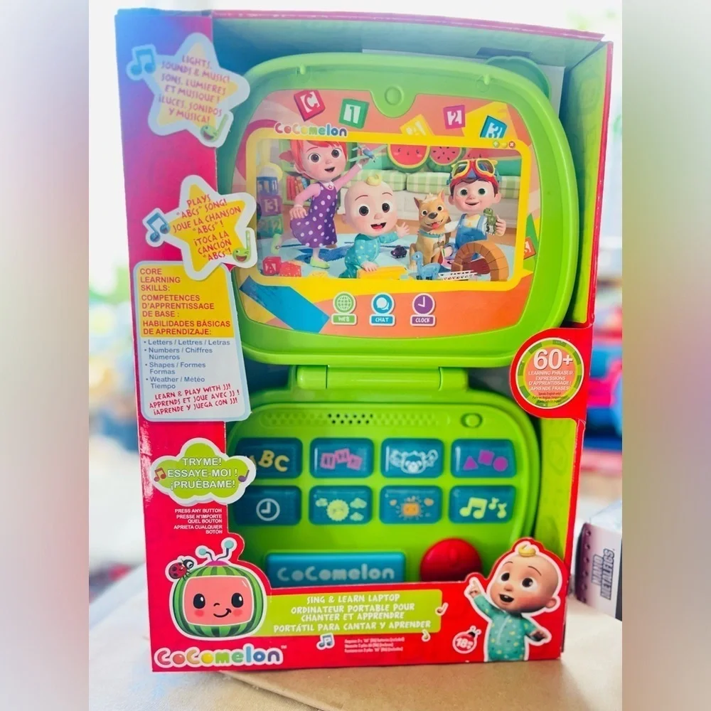 Cocomelon Sing and Learn Laptop Toy for Kids